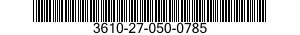 3610-27-050-0785 ISI/PRES MERDANESI 3610270500785 270500785