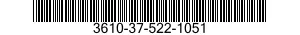 3610-37-522-1051 COPYING MACHINE,UNIVERSAL 3610375221051 375221051