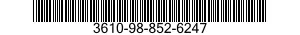 3610-98-852-6247  3610988526247 988526247