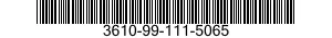 3610-99-111-5065  3610991115065 991115065