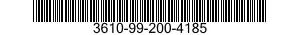 3610-99-200-4185  3610992004185 992004185