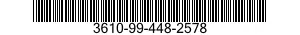 3610-99-448-2578  3610994482578 994482578