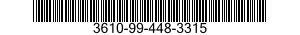 3610-99-448-3315  3610994483315 994483315