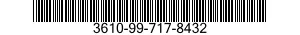 3610-99-717-8432 ROLLER ASSEMBLY,PRE 3610997178432 997178432