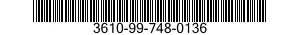 3610-99-748-0136  3610997480136 997480136