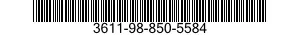 3611-98-850-5584 TYPE,WIRE MARKING 3611988505584 988505584