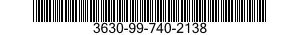 3630-99-740-2138  3630997402138 997402138