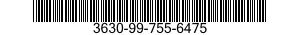 3630-99-755-6475  3630997556475 997556475