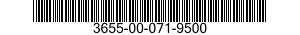 3655-00-071-9500 SCRAPER ASSEMBLY 3655000719500 000719500