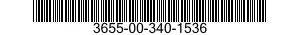 3655-00-340-1536  3655003401536 003401536