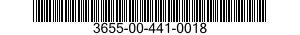 3655-00-441-0018  3655004410018 004410018