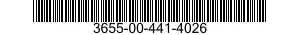 3655-00-441-4026  3655004414026 004414026