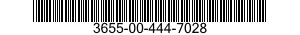 3655-00-444-7028  3655004447028 004447028