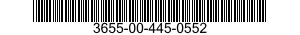 3655-00-445-0552  3655004450552 004450552