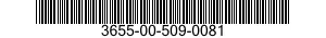 3655-00-509-0081  3655005090081 005090081