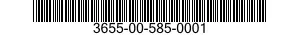 3655-00-585-0001  3655005850001 005850001