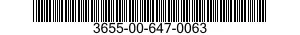 3655-00-647-0063  3655006470063 006470063