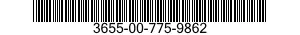 3655-00-775-9862  3655007759862 007759862