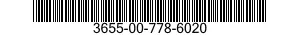3655-00-778-6020  3655007786020 007786020