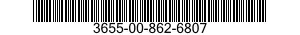 3655-00-862-6807  3655008626807 008626807