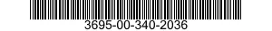 3695-00-340-2036  3695003402036 003402036