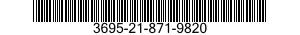 3695-21-871-9820 GUIDE BAR,CHAIN SAW 3695218719820 218719820