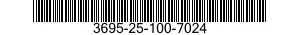 3695-25-100-7024  3695251007024 251007024