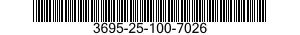 3695-25-100-7026  3695251007026 251007026