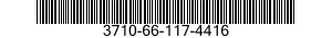 3710-66-117-4416 HARROW,DISK 3710661174416 661174416