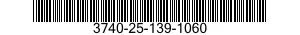 3740-25-139-1060 TUBE ASSEMBLY,METAL 3740251391060 251391060