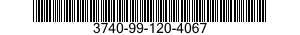 3740-99-120-4067  3740991204067 991204067