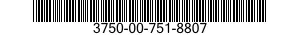 3750-00-751-8807  3750007518807 007518807