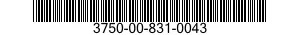 3750-00-831-0043  3750008310043 008310043
