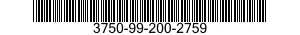 3750-99-200-2759  3750992002759 992002759