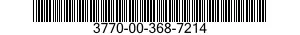 3770-00-368-7214  3770003687214 003687214