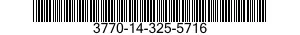 3770-14-325-5716  3770143255716 143255716
