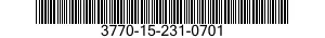3770-15-231-0701 MARTINGALA CON STEM 3770152310701 152310701