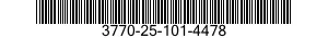 3770-25-101-4478 FRAME SECTION,STRUCTURAL,VEHICULAR 3770251014478 251014478