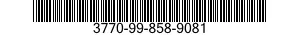 3770-99-858-9081 COMB,DOG 3770998589081 998589081