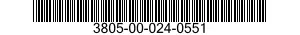 3805-00-024-0551  3805000240551 000240551