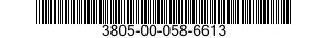 3805-00-058-6613  3805000586613 000586613