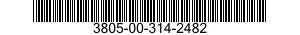 3805-00-314-2482  3805003142482 003142482