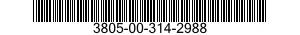 3805-00-314-2988  3805003142988 003142988