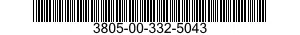 3805-00-332-5043  3805003325043 003325043