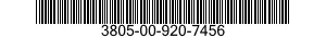 3805-00-920-7456  3805009207456 009207456
