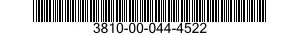 3810-00-044-4522  3810000444522 000444522