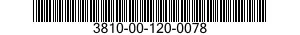 3810-00-120-0078  3810001200078 001200078