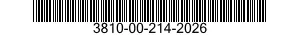 3810-00-214-2026  3810002142026 002142026