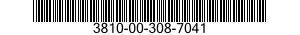 3810-00-308-7041  3810003087041 003087041