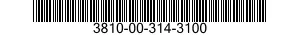 3810-00-314-3100  3810003143100 003143100